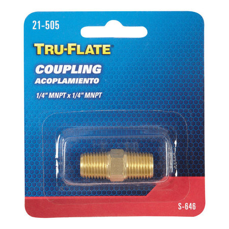 TRU-FLATE AIR COUPLING 1/4""MNPT 21505